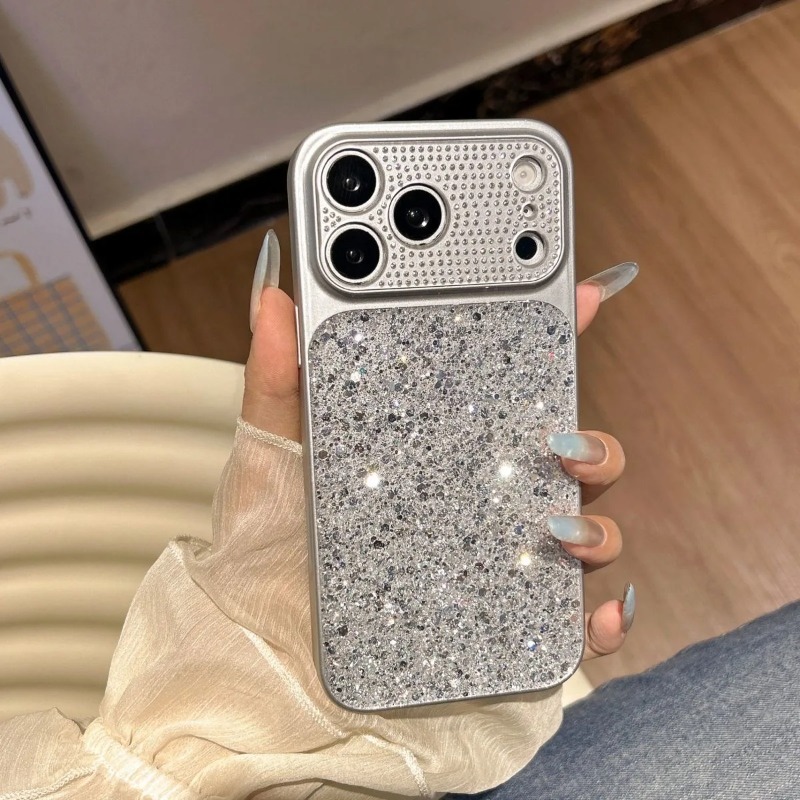 글리터 다이아몬드 카메라 렌즈 대형 창 휴대폰 케이스  - Tablet Accessories Aesthetic 리뷰 및 가격