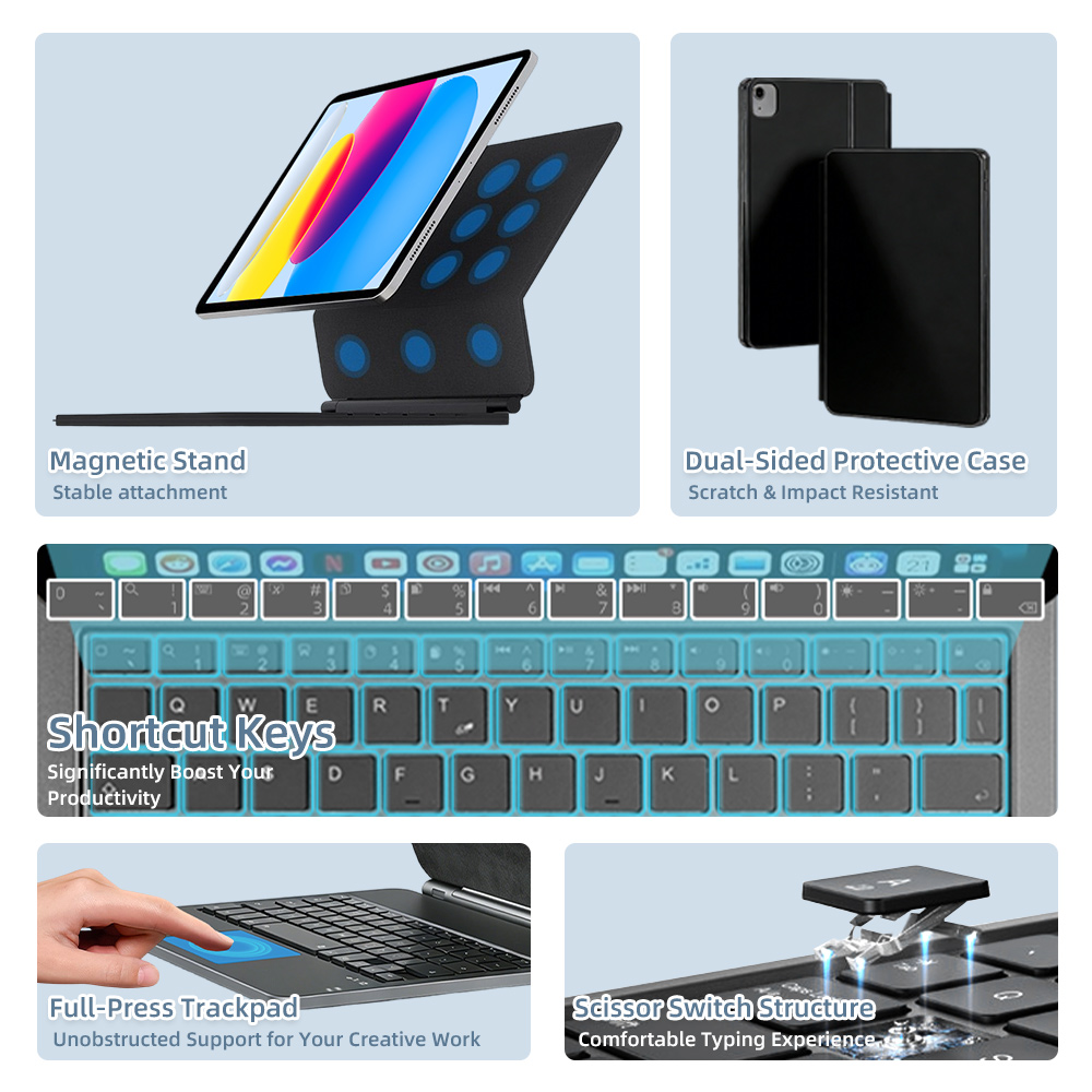 2026 매직 키보드 블루투스 아이패드 10 11세대용 - Tablet Ipad Accessories 리뷰 및 가격