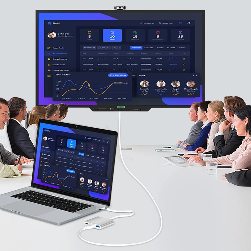 3 in 1 USB 타입 C 허브, 4K HDMI HD - Tablet Ipad Accessories 리뷰 및 가격