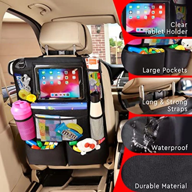 다용도 옥스포드 원단 차량용 시트백 정리함, 태블릿 홀 - Essential Tablet Accessories 리뷰 및 가격