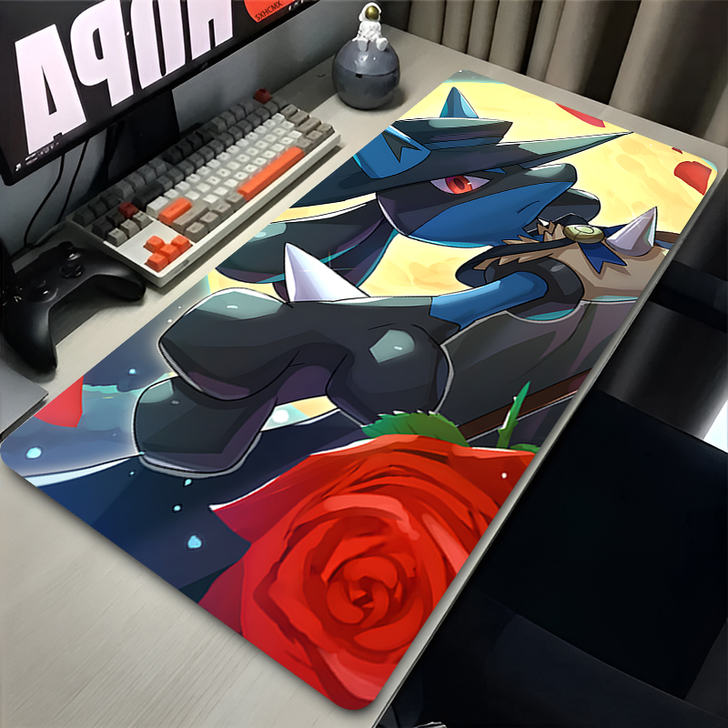 마우스 패드 멋진 애니메이션 P-포켓몬 루카리오 마우스 - Laptop Tablet Accessories 리뷰 및 가격
