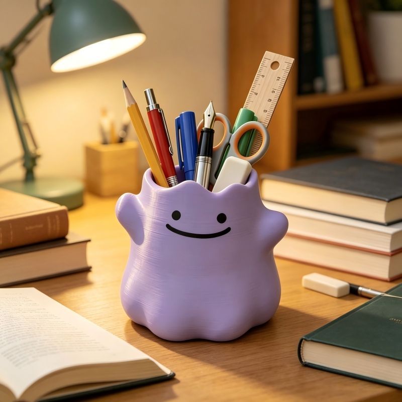 만화 캐릭터 펜 홀더 창의적인 수납 정리함 책상 장식  - Case With Pencil Holder 리뷰 및 가격
