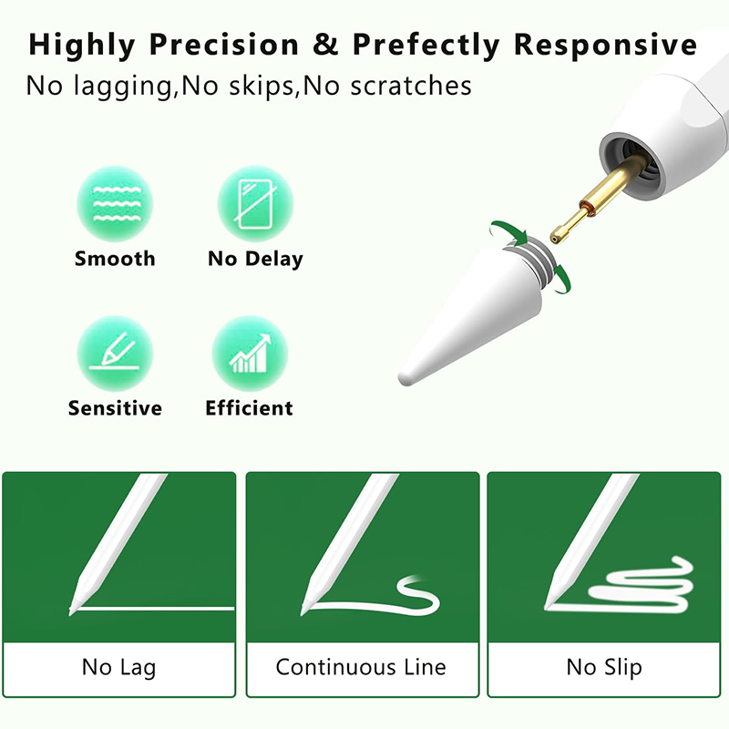 오리지널 애플 연필 2 세대 아이 패드 연필 2 스타일 - Tablet Pencil Accessories 리뷰 및 가격
