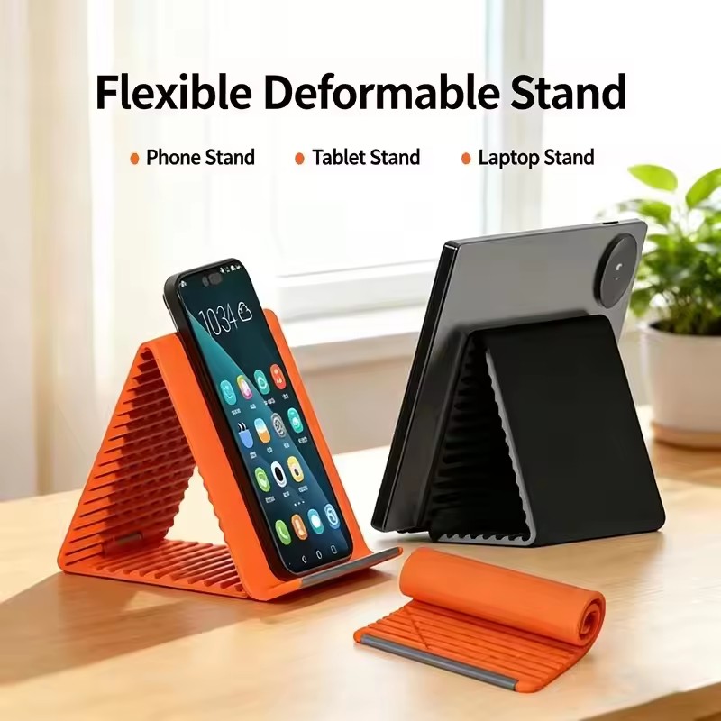 휴대용 실리콘 폰/태블릿/노트북 거치대, 창의적인 접이 - Tablet Accessory 리뷰 및 가격
