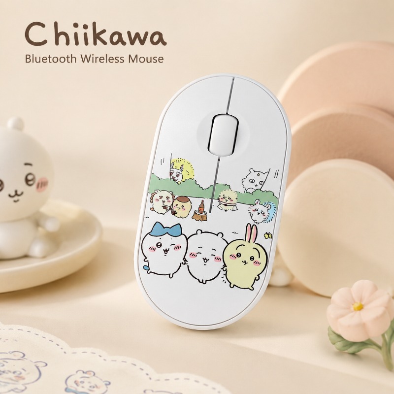 귀여운 Chiikawa 블루투스 무선 마우스 듀얼 모드 - Laptop Tablet Accessories 리뷰 및 가격