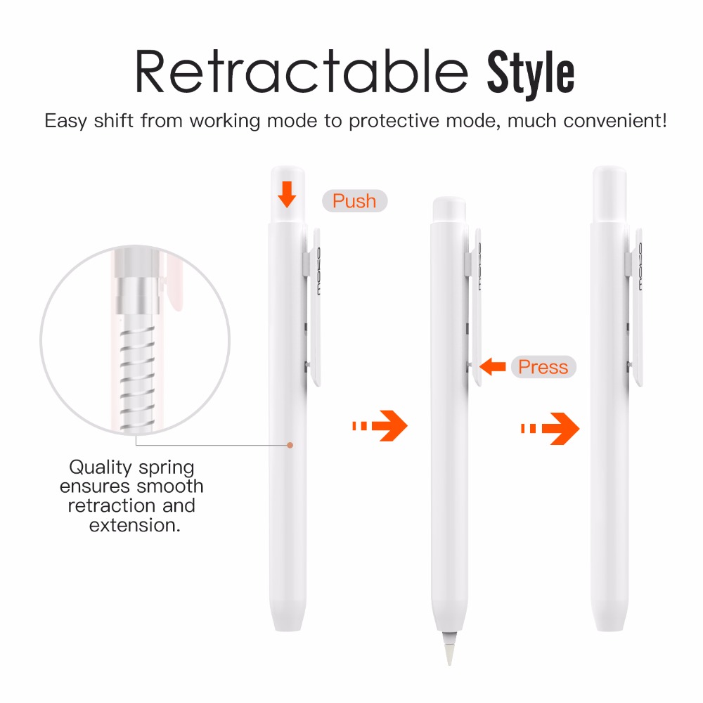 Moko-애플 펜슬 보호 케이스, 클립 내장 펜슬 케이 - Tablet Pencil Accessories 리뷰 및 가격