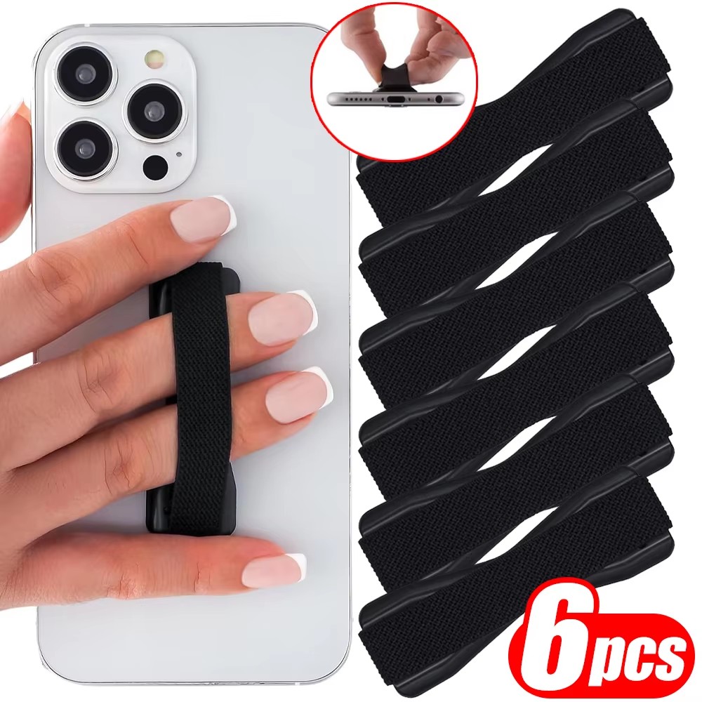 휴대폰 그립 탄성 스트랩, 블랙 베이스 포함, 스마트폰 - Tablet Ipad Accessories 리뷰 및 가격
